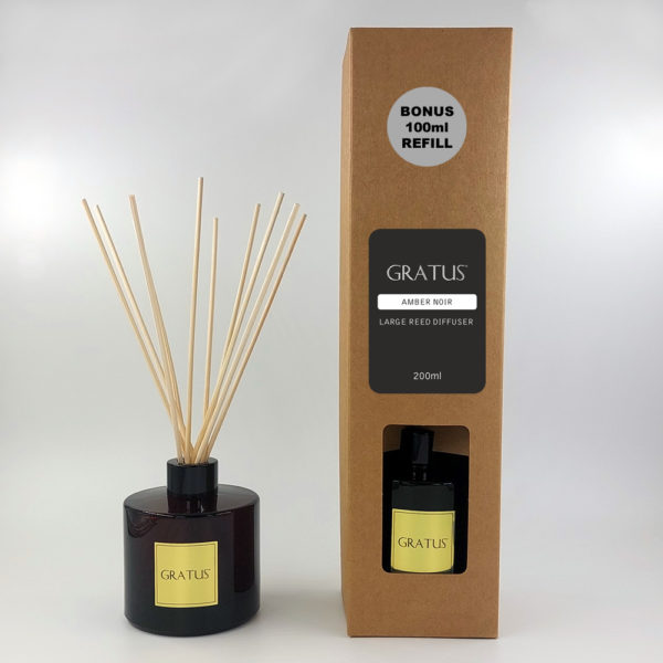 Amber Noir Large Reed Diffuser 200ml